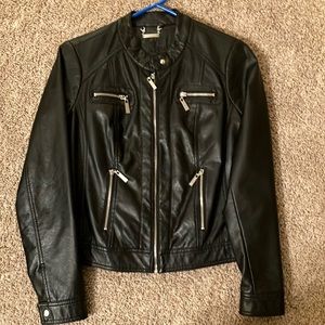Vegan Leather Motorcycle style Jacket